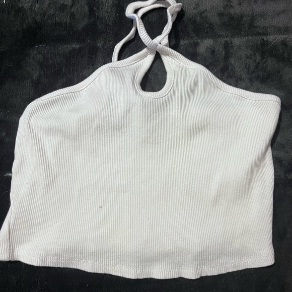 Tilly's Tops - cross over white tank top. size medium.